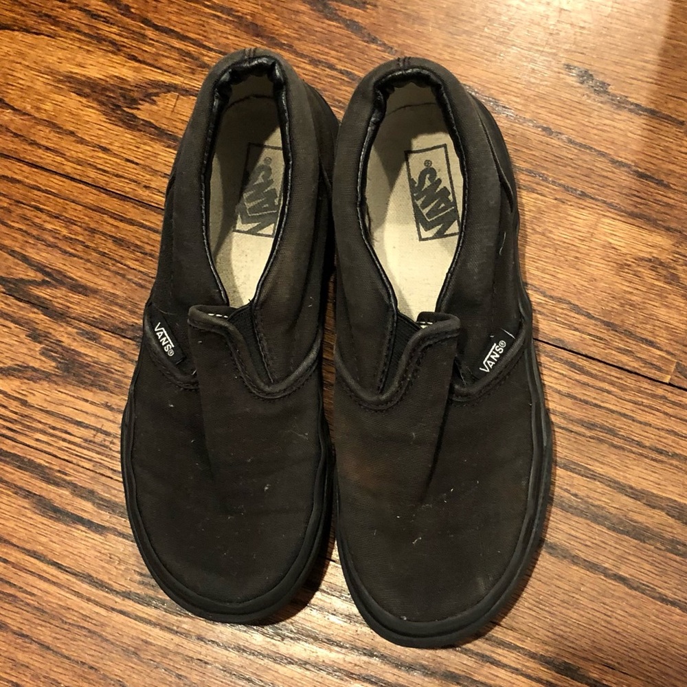 Black VANS Slip-On Sneakers. Size 1.5.